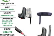 Evnroll ER2 Neo Classics Triple Black Putter / 34"