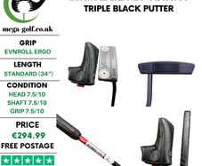 Evnroll ER2 Neo Classics Triple Black Putter / 34"