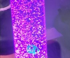 Artificial fish cube tank,mood changing light