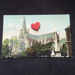 Ireland Postcard : St. Patrick's Cathedral , Dublin - 1940s