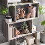 190.5cm X 70cm Modern Style Geometric Bookcase Multiple Colours Available (free Postage) Image 5