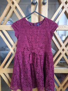 Burgundy dress girls from NEXT size 6 years