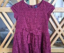 Burgundy dress girls from NEXT size 6 years
