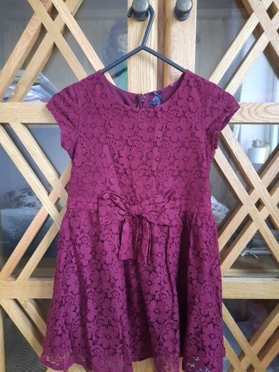 Burgundy dress girls from NEXT size 6 years