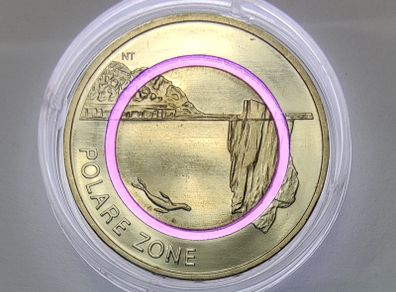 Germany 5 Euro Base Metals (Polymer Ring) Uncirculated Coin 2021 - Polar Zone - Earth's Climate Zones