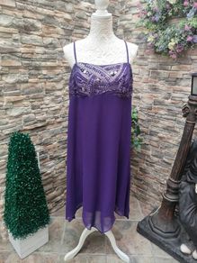 Debut Debenhams Purple Occasion Formal Party dress size 16 Postage included