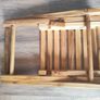 foldable wooden stool Image 4