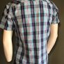 Caterpillar Mens Short Sleeve Chequered Shirt Small Image 7
