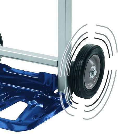 90 Folding Sack Truck | 90 kg Capacity Aluminium Framed Folding Trolley On Wheels | Folding Hand Truck With Extendable Handle, Multicolor (FREE POSTAGE)
