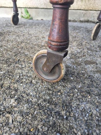 Vintage Wood Drinking Trolley