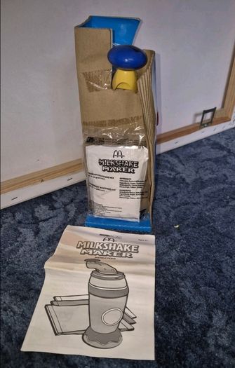 Vintage Mcdonalds  Mckids Triple Thick Milkshake Maker - 2003 New In Box