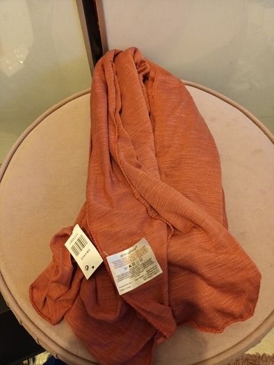 Dusty pink ladies scarf