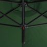 Double Parasol with Steel Pole Green 600 cm Image 3
