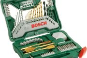 Bosch 70-Pieces X-Line Titanium Drill and Screwdriver Bit Set (for Wood, Masonry and Metal, Accessories Drills)