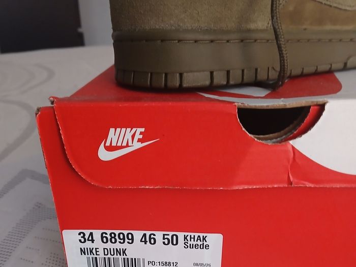 Nike Dunk Green Suede Size 10 Brand New