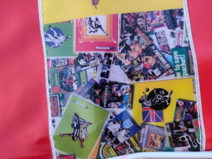 Panini.com 50th Anniversary football card collectors red satchel Postage included