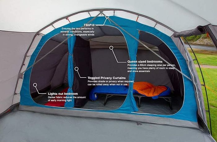 Purbeck 600xl Tent, Vivid Grey (free Shipping)