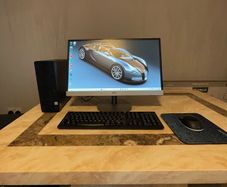 hp 290 G1 SFF with 24 AOC Monitor