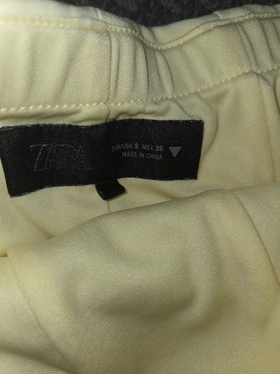 Zara yellow bandeau top uk8