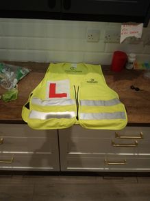 Learner vest tabard motorbike