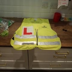 Learner vest tabard motorbike