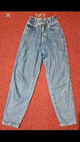 jeans, size uk 8 with elastic waist.