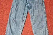 jeans, size uk 8 with elastic waist.