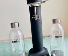 Aarke Carbonator 3 Matte Black Sparkling Water Maker 2 Bottles CO2 Cylinder