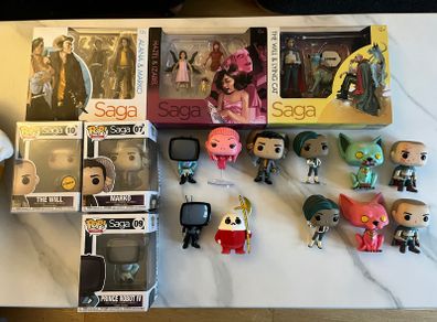 Saga comic Funko collection and figures Complete