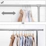 _Pack of 20 Velvet Coat Hangers, Non Slip Coat Hangers, 0.6cm (1/4 inch) Thickness, Suit Hanger, Space Saving, 360 Degree Rotating Hook, 45cm, for Coats, Skirts, Shirts, Trousers Image 6