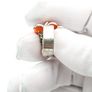 Carnelian Flower Cluster Silver Ring Image 3