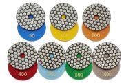 7pcs High Quality Diamond Dry Polishing Pads for Grinding