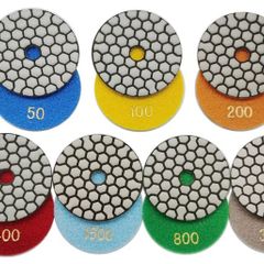 7pcs High Quality Diamond Dry Polishing Pads for Grinding
