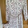 Girl's Flower Design Dress with Suede Belt | Size 9 -10 years Image 5