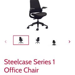 Standing office table and chair