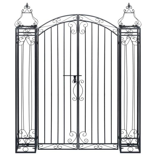 Ornamental Garden Gate Wrought Iron 2 sizes available
