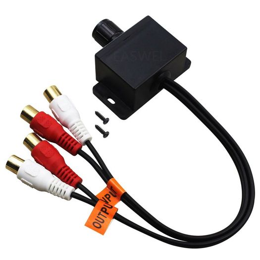 New Car Home Audio Amplifier Bass RCA Gain Level LC-1
