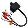 New Car Home Audio Amplifier Bass RCA Gain Level LC-1 Image 3
