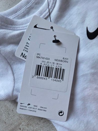 Nike Baby 3 Piece Set with Bodysuits and Joggers