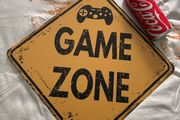 NEW game zone sign
