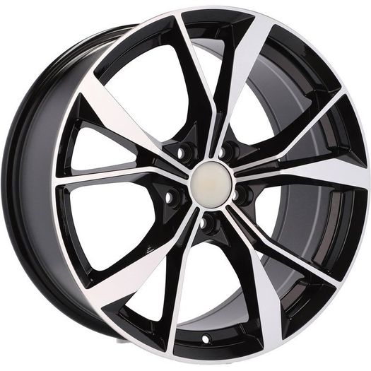17" Tiguan Type black Alloys Seat Audi Skoda Vw 5x112
