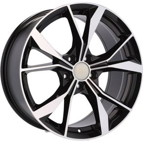 17" Tiguan Type black Alloys Seat Audi Skoda Vw 5x112