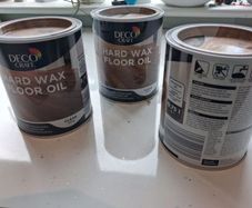 Hard wax floor oil clear satin