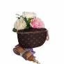 Brown patterned kidney bag Image 3