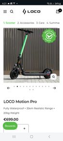 legal low milage electric Scooter