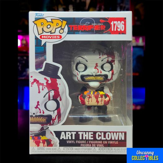 Funko POP Movies Terrifier Art The Clown #1796 Vinyl Figure 2025