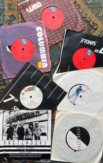 The Pretenders 7 singles in vg+ condition. 3 euros each or all 7 for 17 euros