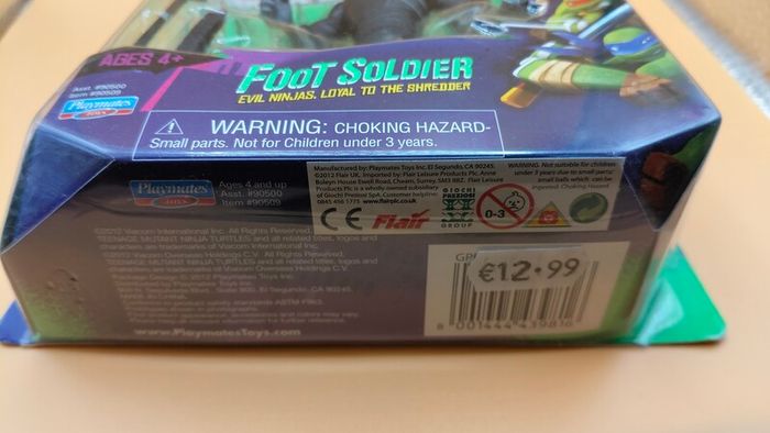 Sealed 2012 TMNT Foot Soldier Figure