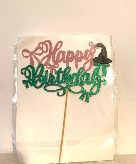 Wicked Birthday Cake Topper