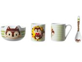 Children Breakfast Set Porcelain Squirrel